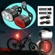 thumbnail image 1 of Fiudx Luces Led para Bicicleta, Juego de Luces Delanteras y Traseras Recargables, Luces de Bicicleta con Carga Usb, Protección de 360°, Equipo de Seguridad para Ciclismo Nocturno, Fácil Instalación,, 1 of 6