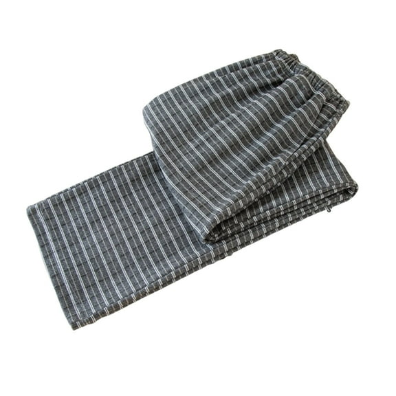 Fengactive Women's Pajamas Striped Pants Winter Elastic Waist Bottoms Fluffy Sleep Pants Pockets Sleepwear