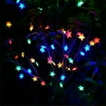 thumbnail image 4 of HESHENG Solar String Lights Star Outdoor 20LED, 8 Modes Solar Powered Fairy Lights, Waterproof Garden Christmas Tree Home Party Holiday Decor, Multicolor, 4 of 10