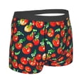 thumbnail image 4 of Uemuo Tomatoes Pattern Men's Boxer Briefs,Trunk Anti-Chafing,Comfortable, Durable, and Stylish Underwear-Small, 4 of 9