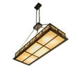thumbnail image 7 of Meyda 231204 48 in. Long Mountain Pine Oblong Inverted Ceiling Pendant Fixtures, 7 of 7