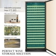 thumbnail image 4 of Lanbo 289 Bottle Built-in Single Zone Wine Cooler 32 inch Width, 4 of 16
