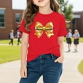 thumbnail image 5 of Babcutegg School Uniform for Kid Girls Pullover Campus Style Basic Shirts Lapel Causal Fashion Girls Summer Clothes Red Size 3, 5 of 10