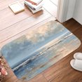 thumbnail image 5 of 1pc Seascape with Flying Birds Absorbent Non-Slip Bathroom Thickened Flannel Rug Decor,Soft,Quick Drying,Suitable For Indoor/outdoor Use,Bathrooms,Bedrooms,Kitchens,Terrace,Laundry Rooms,16"x24", 5 of 9