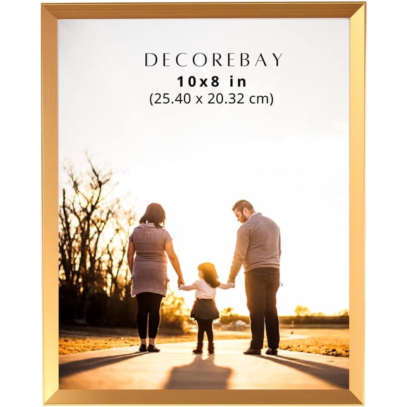 Decorebay Home Aluminum Single Photo Display Picture Frames - GOLD BLACK SILVER