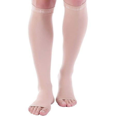 Wholesale Open Toe Socks–1 Pair Compression Socks Women & Men 20-30mmHg  Support Stockings Travel DVT Shin Splints Varicose Veins Legging Medical  Grade Nurses manufacturers and suppliers