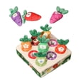 thumbnail image 1 of Zanahoria creativa de juguete de peluche para perros, interacción con mascotas, zanahoria para tirar de 9 hoyos Yuyangstore Muñeca Zanahoria, 1 of 8