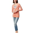 thumbnail image 2 of Aeropostale Womens Slub Cardigan Sweater, Pink, X-Small, 2 of 2