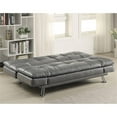 thumbnail image 6 of Dilleston Upholstered Tufted Convertible Sofa Bed Grey, 6 of 7