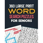 VOLOXX STUDIO 360 Large Print Word Search Puzzles for Seniors: Word Search Brain Workouts, Word Searches to Challenge Your Brain, Brian Game Book for Seniors in This Christmas Gift Idea. (Paperback)