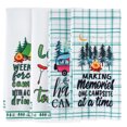 thumbnail image 2 of 4Pcs Camping Kitchen Towels,Kitchen Dish Cloths 24x16in Absorbent Kitchen Dish Cloths Decorative Kitchen Dish Towels Microfiber Funny Sayings Kitchen Rug for Home Bathroom Housewarming Gifts, 2 of 10