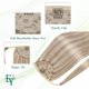 thumbnail image 4 of Extensiones de cabello humano rubio Easyouth con forma de cola de caballo, 80 g, 40 cm, 4 of 9