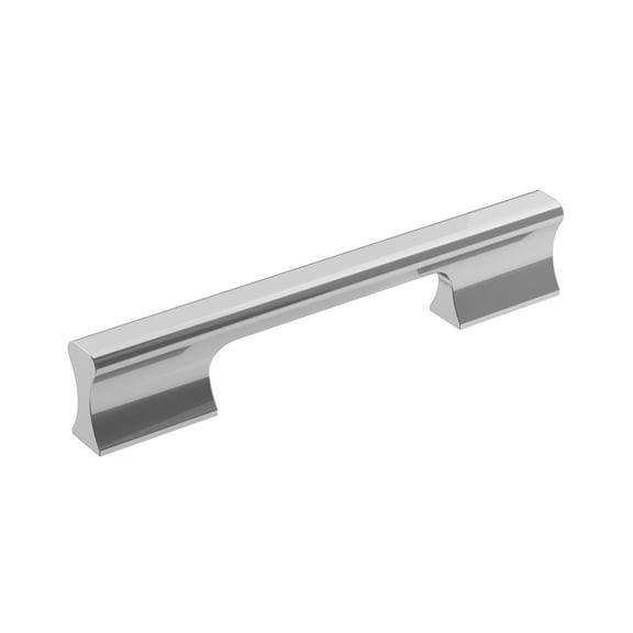 Amerock Status 5-1/16 inch Center-to-Center Polished Chrome Cabinet Pull, 25 Pack