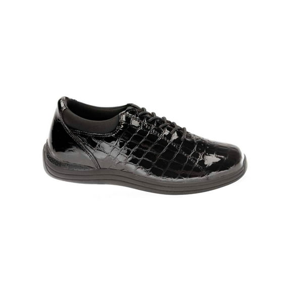 Drew Tulip Women Casual Shoe In Black Croc