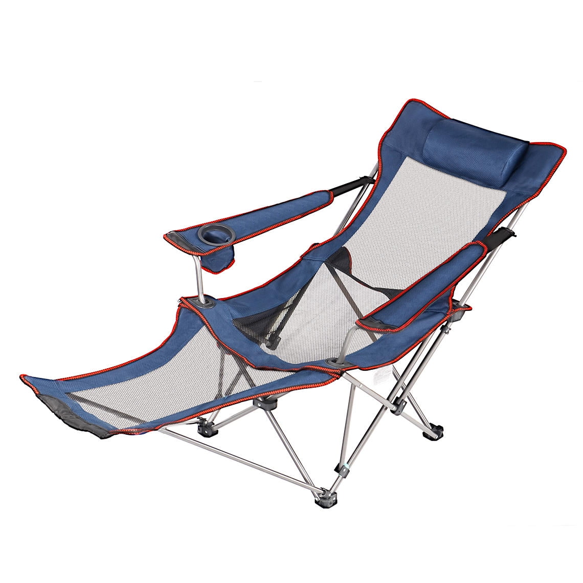 Backpacking Folding Chair with Headrest Footrest and Storage Bag for Outdoor Camping Seatopia Camping Recliner Camping Lounge Chair BBQ. 