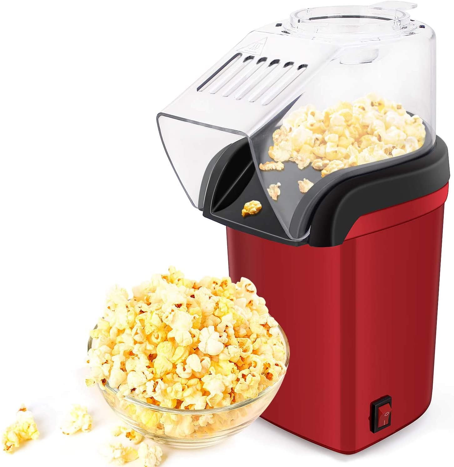 Popcorn Popper, 3.5 Quart Popcorn Machine, 450W Home Hot Oil