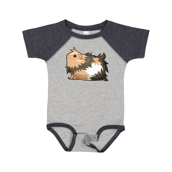 Inktastic Cute Long Haired Guinea Pig Boys or Girls Baby Bodysuit