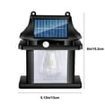 thumbnail image 3 of allowith Solar Wall Lights Outdoor,Square Solar Wireless Wall Mount Lights, IP65 Waterproof Outdoor Wall Lamps Decorative for Garden Patio Yard Fence Decor, 3 of 5