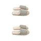 thumbnail image 3 of Jumpingount Zapatillas de lino y algodón con punta abierta para hombre y mujer, zapatillas antideslizantes para interior de casa, primavera y Type1 NO1, 3 of 6