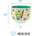 thumbnail image 6 of Silver Buffalo Sanrio Hello Kitty and Friends Keroppi Foodie Icons Ceramic Ramen Noodle Rice Bowl with Chopsticks, Microwave Safe, 20 Ounces, 6 of 9