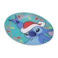 thumbnail image 4 of Juego 6 Platos Pequeños Postre o Ensalada Modernos Redondos de Porcelana, Diseño Stitch Luces Navideñas, Disney Clásicos, Juego de Platos Pequeños 19 cm, 4 of 6