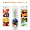 thumbnail image 2 of Bonsenkitchen Immersion Hand Blender, White, 2 of 8