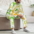 thumbnail image 7 of Naloa St Patrick's Day1 Men’s Pajamas Set - Long Sleeve Button Down Sleep Shirt and Pajama Bottoms Sleepwear Set-Large, 7 of 7