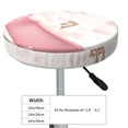thumbnail image 4 of Balery Cute Bathtub Fundas de asiento para taburete de bar redondo de tela de terciopelo ajustables que protegen de arañazos y manchas para sillas de 14 a 17 pulgadas.-13 inch, 4 of 7