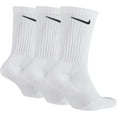 thumbnail image 2 of Women's Nike Everyday Cushioned Training Crew Socks 3-Pack Color: White Size: N/A, 2 of 9