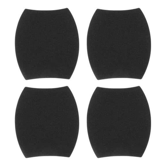 Unique Bargains 4 Pcs 90x100mm Universal Magnetic Car Door Cup Protector Sticker - Car Auto Door Handle Protective Film Anti-Scratches - Matte Black