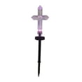 thumbnail image 6 of Mainstays 19in Outdoor Decoration Cemetery Cross Solar Light Stake,  Black Color., 6 of 9