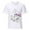 White, variant on Patlollav Womens Print Short Sleeve Tshirt Tops Casual Loose Blouse Tops