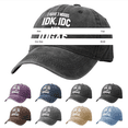 thumbnail image 3 of WGRFFH Washed Washed Cotton Baseball Cap with Funny print,Adjustable Vintage Distressed Dad Hat,Curved Brim Casual Trucker Cap for Daily Wear Outdoor Weekend Street Outfit for Men Women Navy, 3 of 3