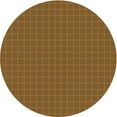 thumbnail image 1 of Ahgly Company Indoor Round Patterned Dark Bronze Brown Area Rugs, 8' Round, 1 of 6