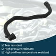 thumbnail image 5 of Unique Bargains Radiator Hose Heater Hose Radiator Outlet Hose Pipe No.95128276 Rubber, 5 of 6