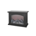 thumbnail image 6 of Fireplace Lanterns Decorative,Small Fire Place,Flame Effect LED Fire Lamp,Battery Operated USB Charge Portable Fireplace,Indoor Outdoor Christmas Decoration (No Heater Function Black),D, 6 of 7