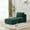 Green, variant on CQSXDA Memory Foam Compressed Sofa In Corduroy Fabric With Movable Ottoman For Living Room And Pet-Friendly Design