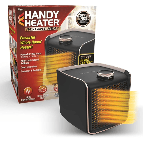 Handy Heater Remis à Neuf, Chauffage Instantané en Céramique pour Espace, Noir