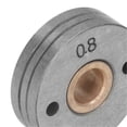 thumbnail image 2 of Lot de 5 rouleaux de guidage de fil de soudage à double entraînement en acier, roulements de roue d'alimentation de fil, rainure de 0,8 à 1,0 mm, 2 of 4