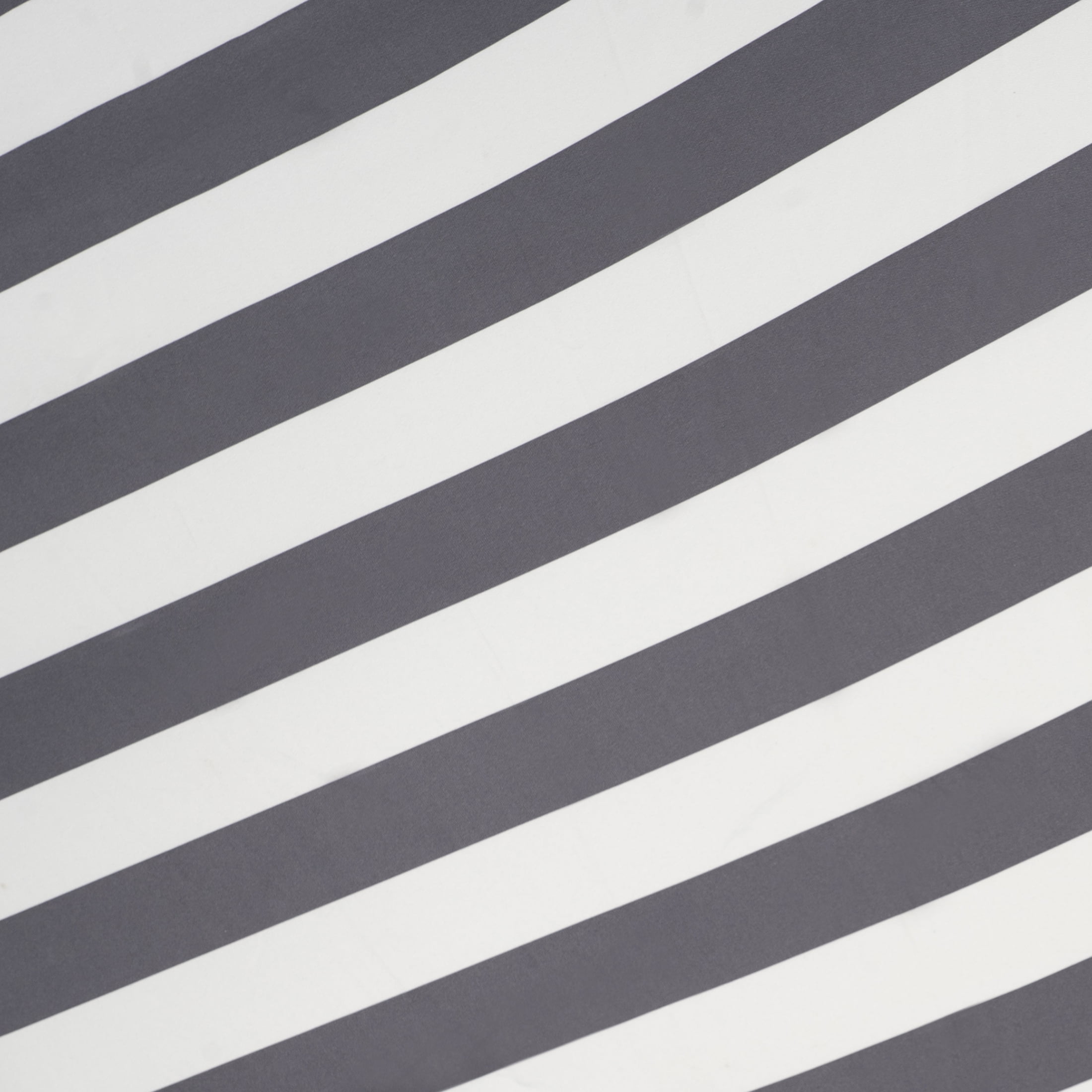 Westin Outdoor 10’ Gray/White Striped Cantilever Patio Umbrella, UV & Weather Resistant
