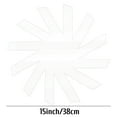 thumbnail image 2 of Fiudx Plantilla para Cesta de Almacenamiento Tejida, Herramienta de Costura Fácil, Corte Preciso y Repetible, Diseño Geométrico, Plantilla de Acolchado Diy, Decoración Del Hogar, Ecológica, Incluye 3, 2 of 2