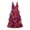 Purple, variant on Erwazi Summer Dresses for Women Sleeveless V Neck A-Line Dress Pleated Trendy Casual Style Outdoor Activities Dresses