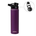 thumbnail image 2 of MIRA 24 oz Stainless Steel Water Bottle | Vacuum Insulated Metal Thermos Flask Keeps Cold for 24 Hours, Hot for 12 Hours | BPA-Free Spout Lid Cap | Iris, 2 of 3
