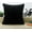 Black, variant on S4Sassy Decorative Hand Beaded Quilted Cushion Cover Case Royal Velvet Pillowcase Square Throw - Black 12 x 12
