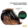 thumbnail image 4 of Careta Electrónica Kingsman para Soldar Diseños rojo, 4 of 9
