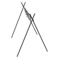 thumbnail image 2 of Trípode de almacenamiento triangular corto para exteriores, estante de secado para acampada, colgador de utensilios de cocina, 2 of 12