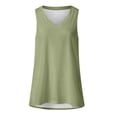 thumbnail image 2 of Tank Tops for Women Summer Casual Lightweight Loose Fit Sleeveless V Neck T Shirts Basic Plain Tanks, 2 of 4