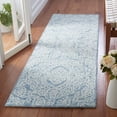 thumbnail image 2 of SAFAVIEH Metro Aditi Medallion Runner Rug, Blue/Ivory, 2'3" x 10', 2 of 10