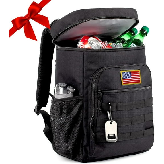 Backpack Cooler for Men, 25L Large Insulated Backpack Leak-Proof, Heavy Duty Lunch Backpack, Waterproof Ice Chest Bag Women Adults Work Daytrip Camping Picnic Bag