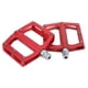 thumbnail image 2 of Pedales de bicicleta de montaña antideslizantes de aleación de aluminio rojo, plataforma liviana y duradera para un mejor agarre, 2 of 8